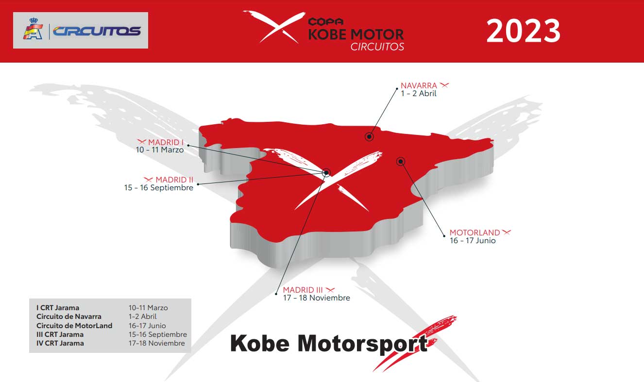 Calendario Copa Circuitos 2023