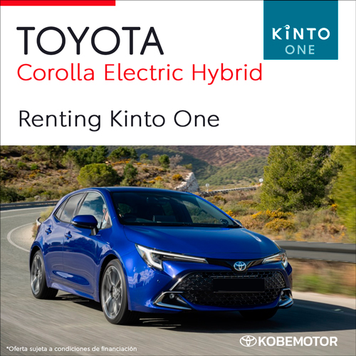 renting corolla electric hybrid particulares