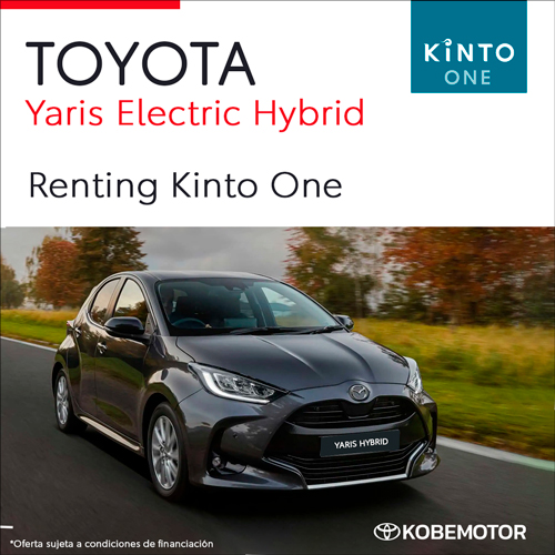 renting yaris electric hybrid particulares