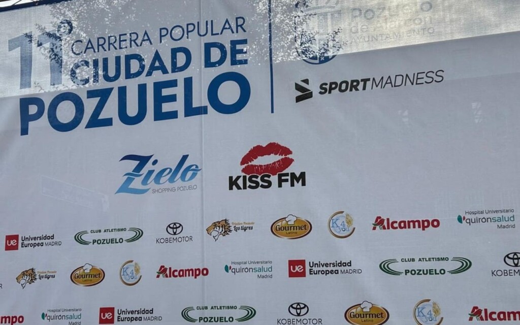 Cartel de patrocinadores, Carrera Popular “Ciudad de Pozuelo”