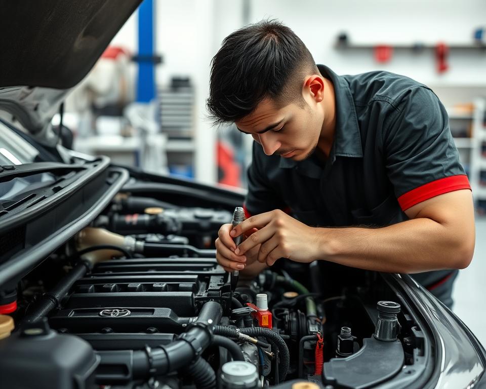 Inspección de bujías en vehículos Toyota para mejorar el arranque