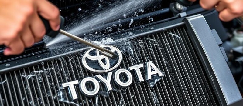 Limpieza del radiador en coches Toyota para un enfriamiento eficaz
