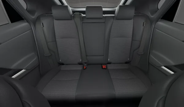 Toyota Bz4x 220e 4x4 Luxury Electric 2025, interior asientos traseros, Color Azul Bi-tono Azul Zafiro