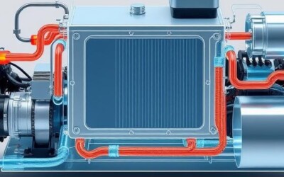 Sistema de calentamiento y enfriamiento de la batería en coches eléctricos