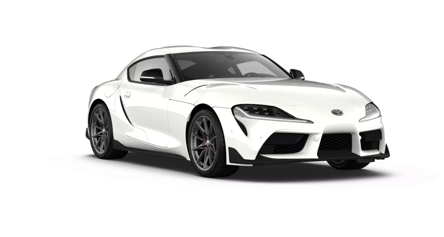 Toyota GR Supra 3.0 340CV Performance blanco metalizado perfil delantero