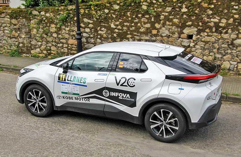 Toyota c-hr de Pablo García y Tiffany Araujo