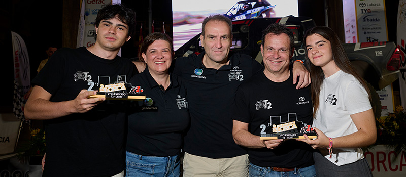 SEGUNDO MERECIDO PUESTO EN EL RALLYE DE LORCA