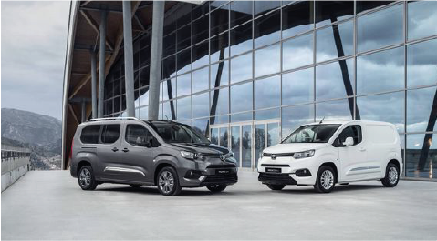 Renting de coches comerciales eléctricos de Toyota