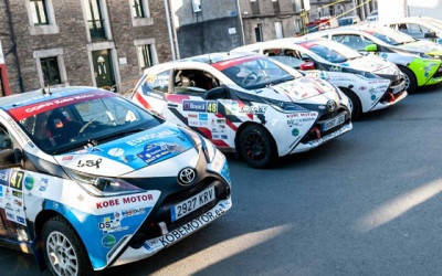 Arranca en Galicia la octava edición de la Copa Kobe Motor con diez Toyota Aygo N3
