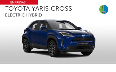 oferta renting toyota yaris cross electric hybrid